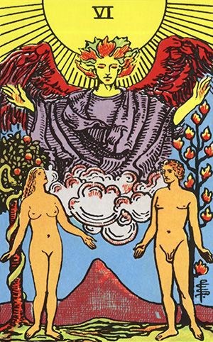 Os Amantes no Tarot