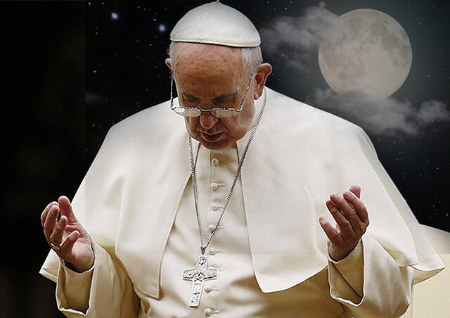Oração da noite que o Papa Francisco reza