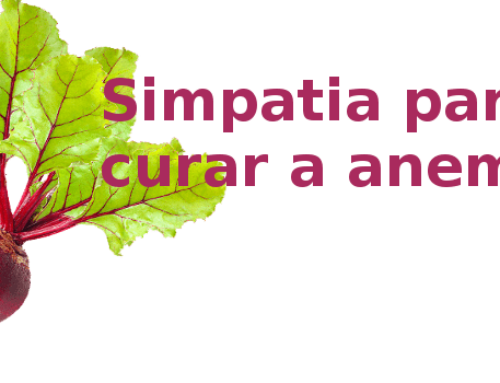 Simpatia para curar a anemia