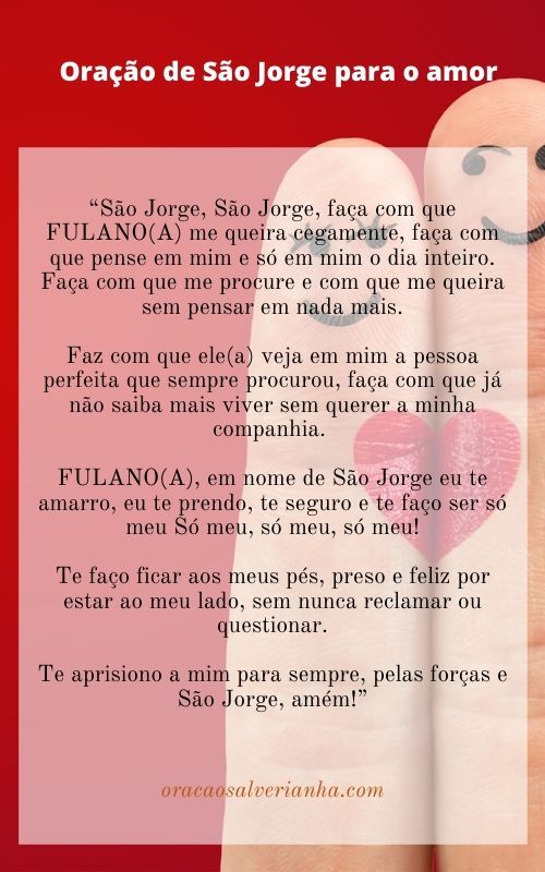 Reza de São Jorge: Conquiste o amor verdadeiro